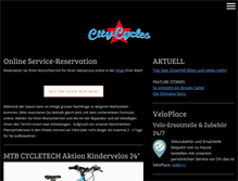 Tablet Screenshot of citycycles.ch